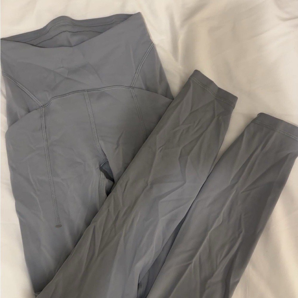 Lululemon Athletica Women's light blue/gray Leggings